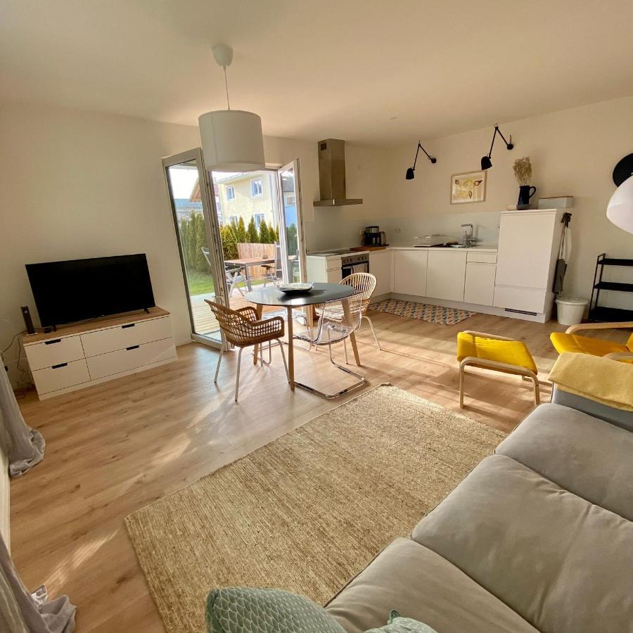 Ferienwohnung Am Bayrischen Meer Ubersee Ngoại thất bức ảnh